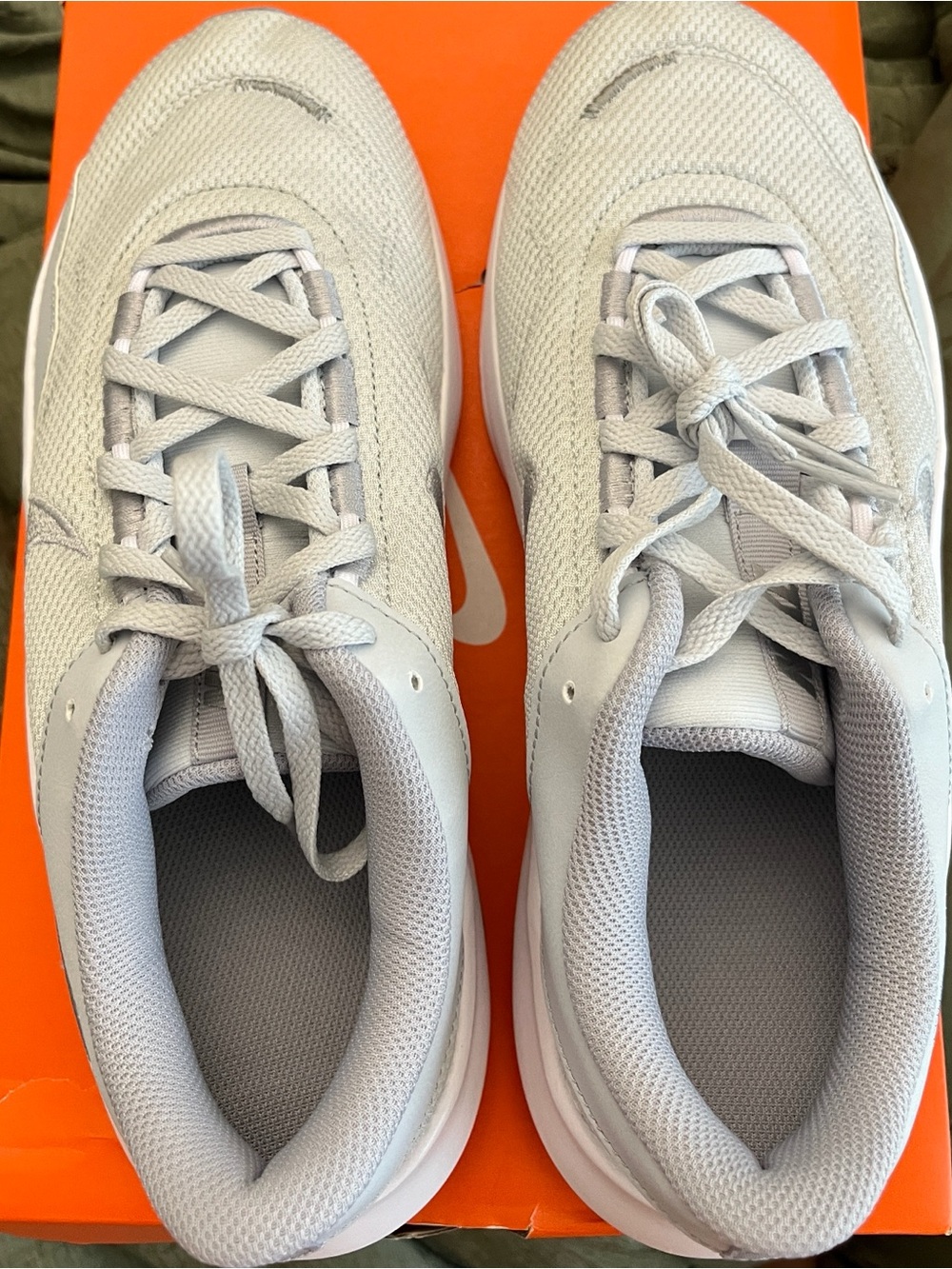 Nike Women's Legend Essential 3 Sneakers - Light Grey/White